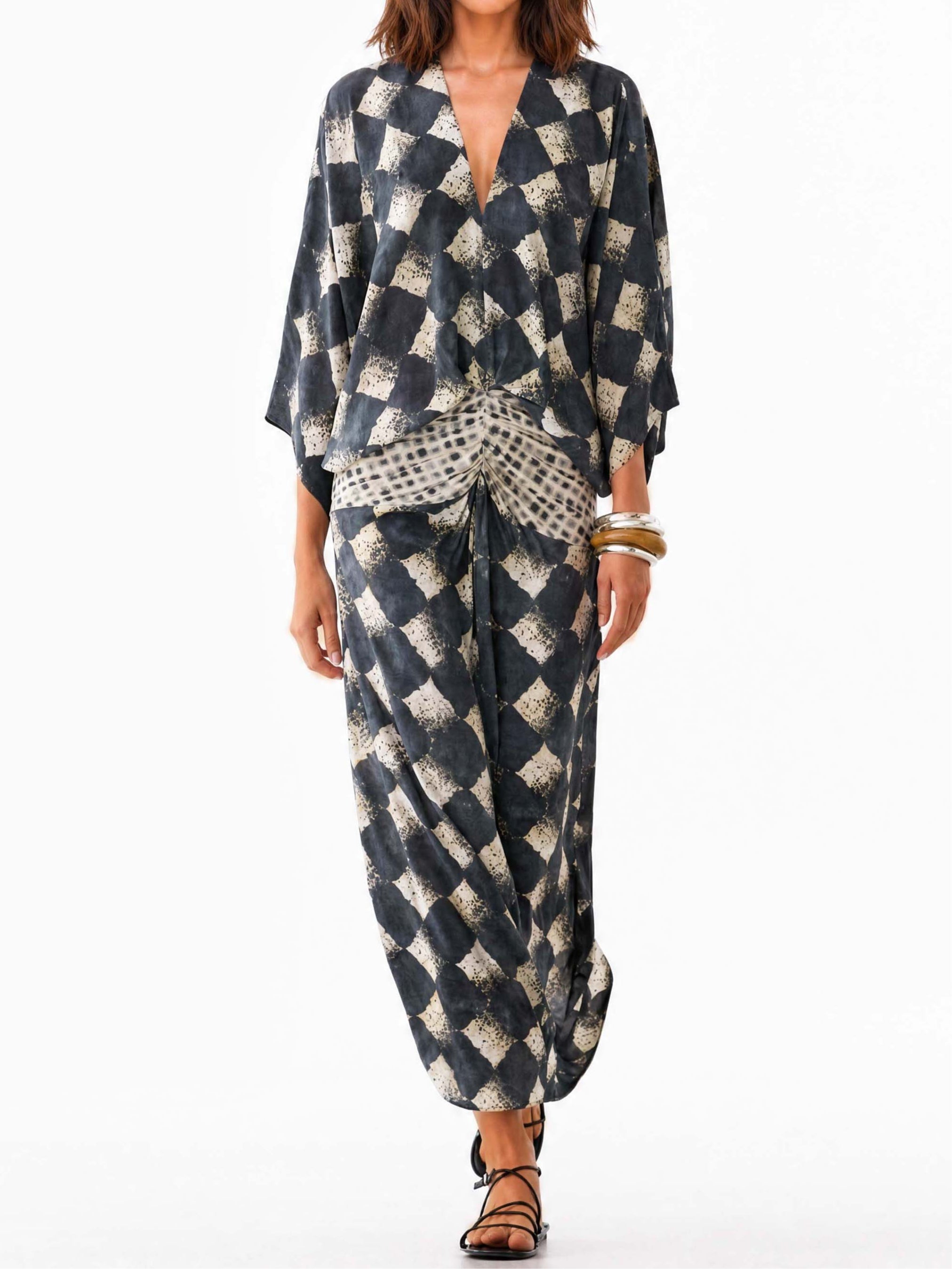 Maelia - Mediterranean Mosaic Dress