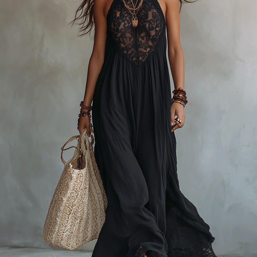 Eleanor — Draped Maxi Dress