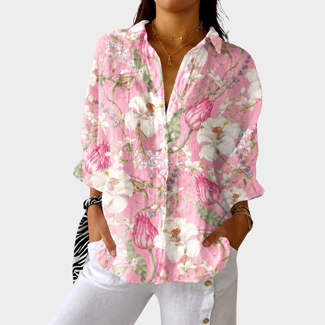 Rose Petal Whisper Blouse