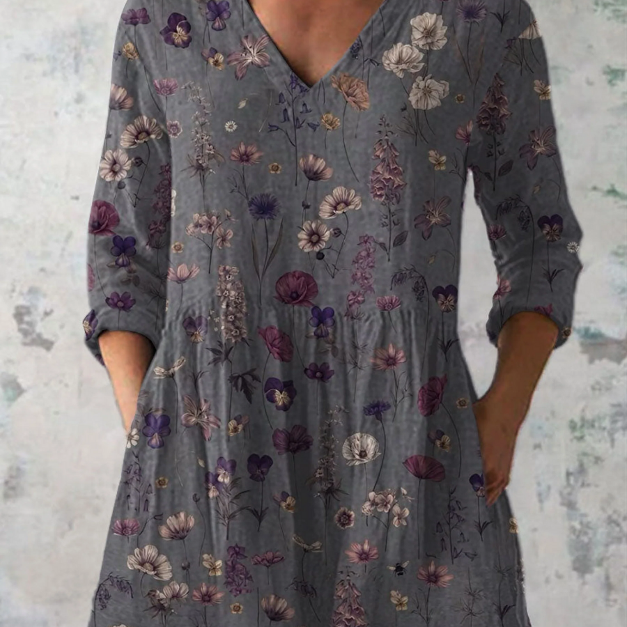 Audrey | Long Sleeve Blouse with V-Neck