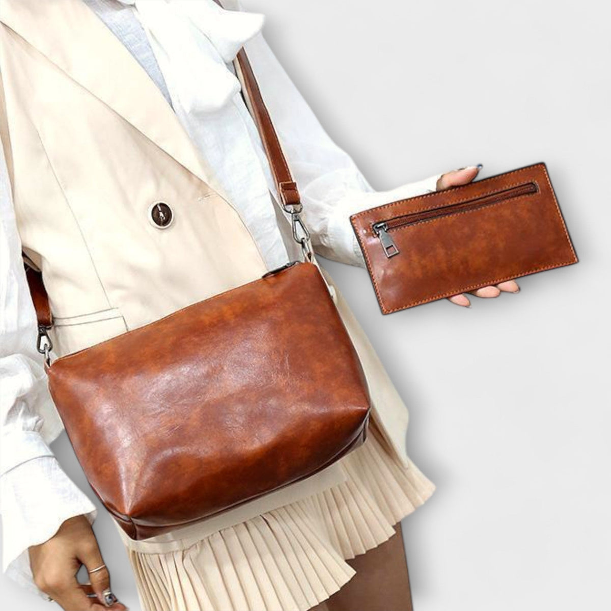 Olivia - 4-Piece Vintage Bag Set