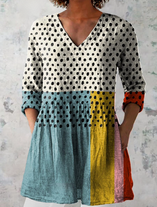 Polka Colour Block