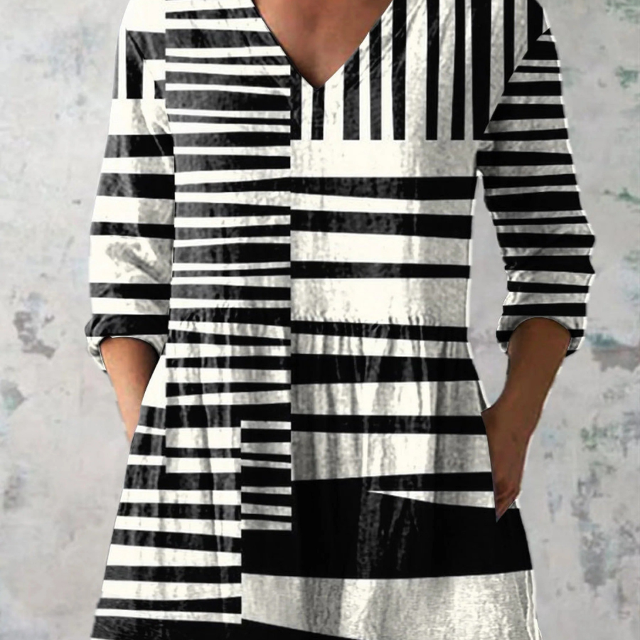 Sophie | Long Blouse with V-Neck