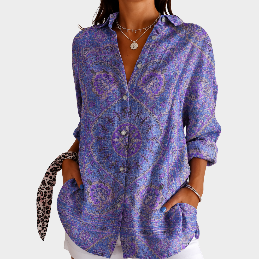 Violet Paisley Grace Blouse
