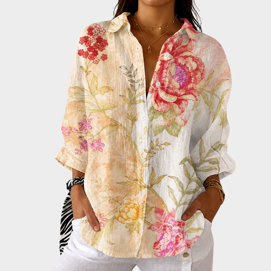 Antique Peony Grace Blouse