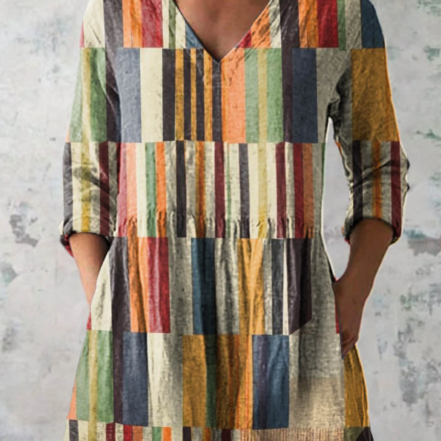Chloe | Long Blouse with V-Neck