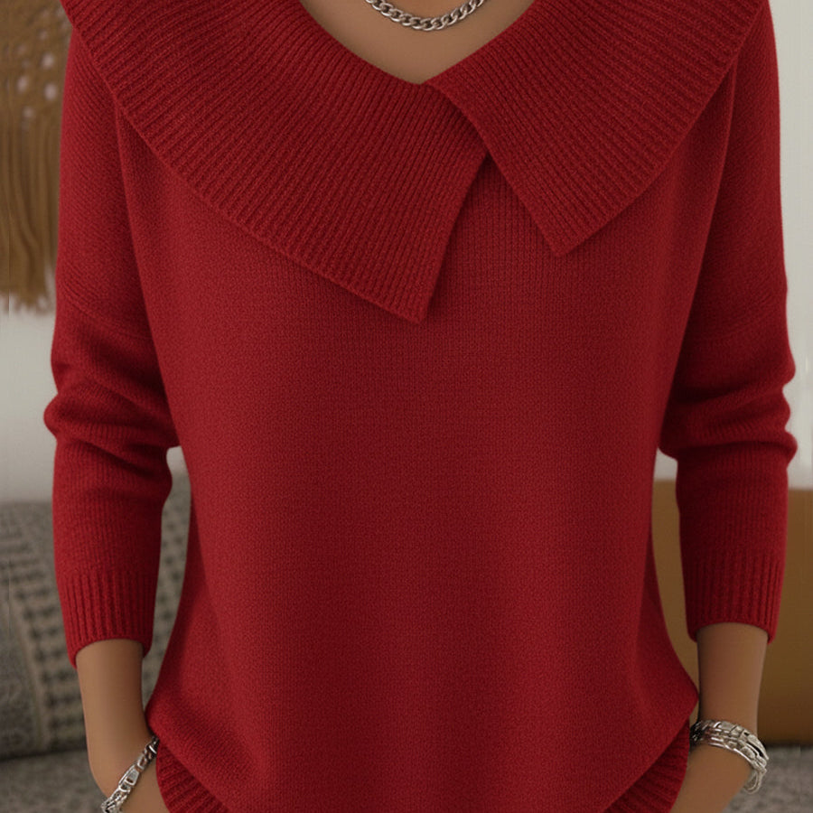 Sunnora™ | Warm Sweater with Soft Collar