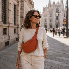 Aria | Elegant Shoulder Bag — Orange