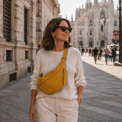 Aria | Elegant Shoulder Bag — Ochre