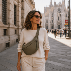 Aria | Elegant Shoulder Bag — Olive Green