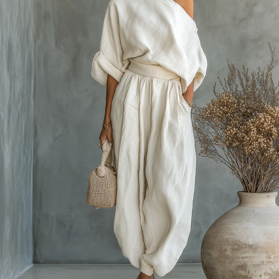 Mila | Off-Shoulder Two-Piece Set