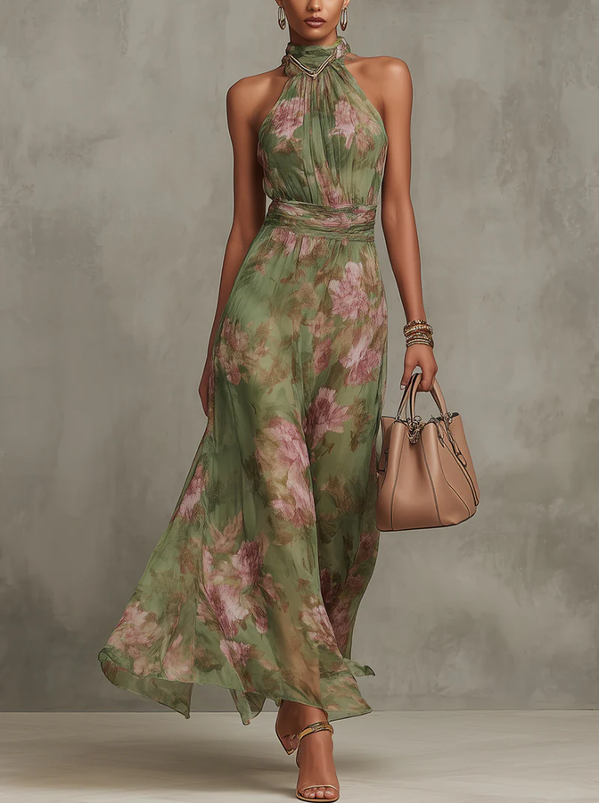 Aurora • Floral Maxi Dress