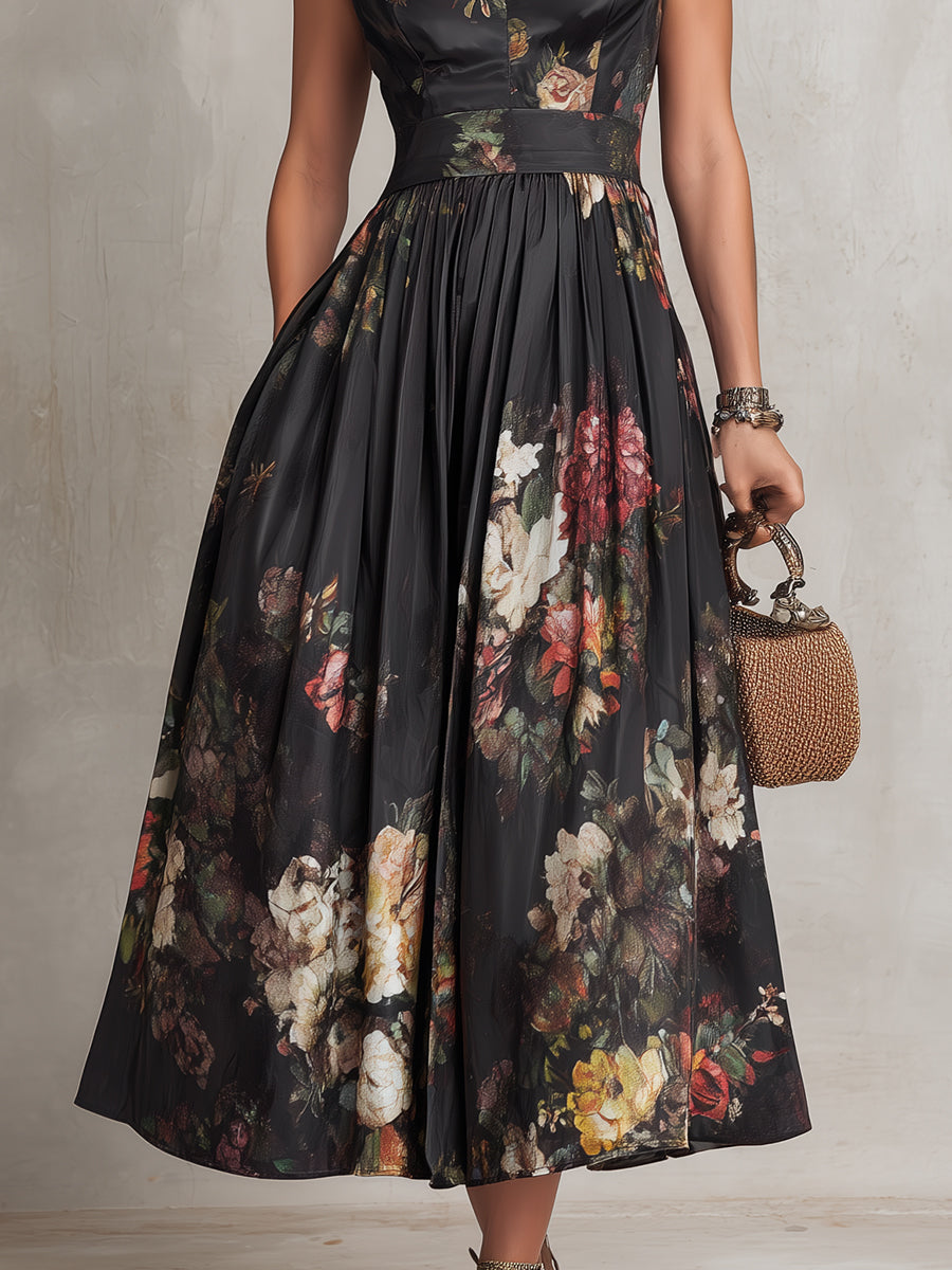 Sienna • Floral Midi Dress