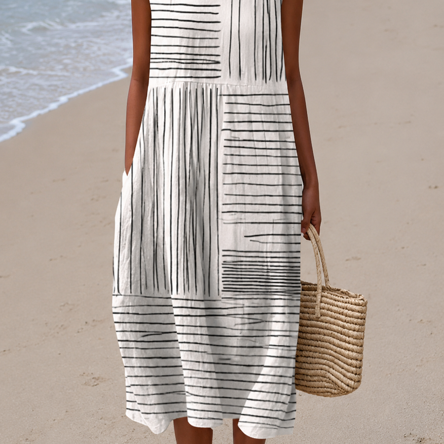 Rina™ Printed Midi Dress