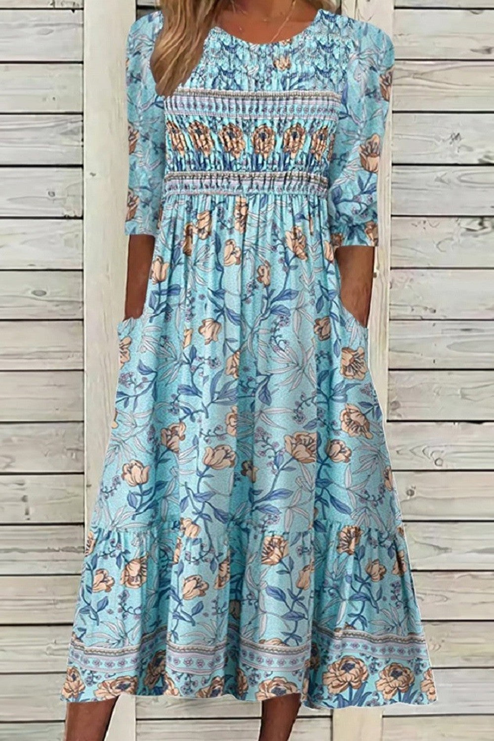 Sky Boho Floral