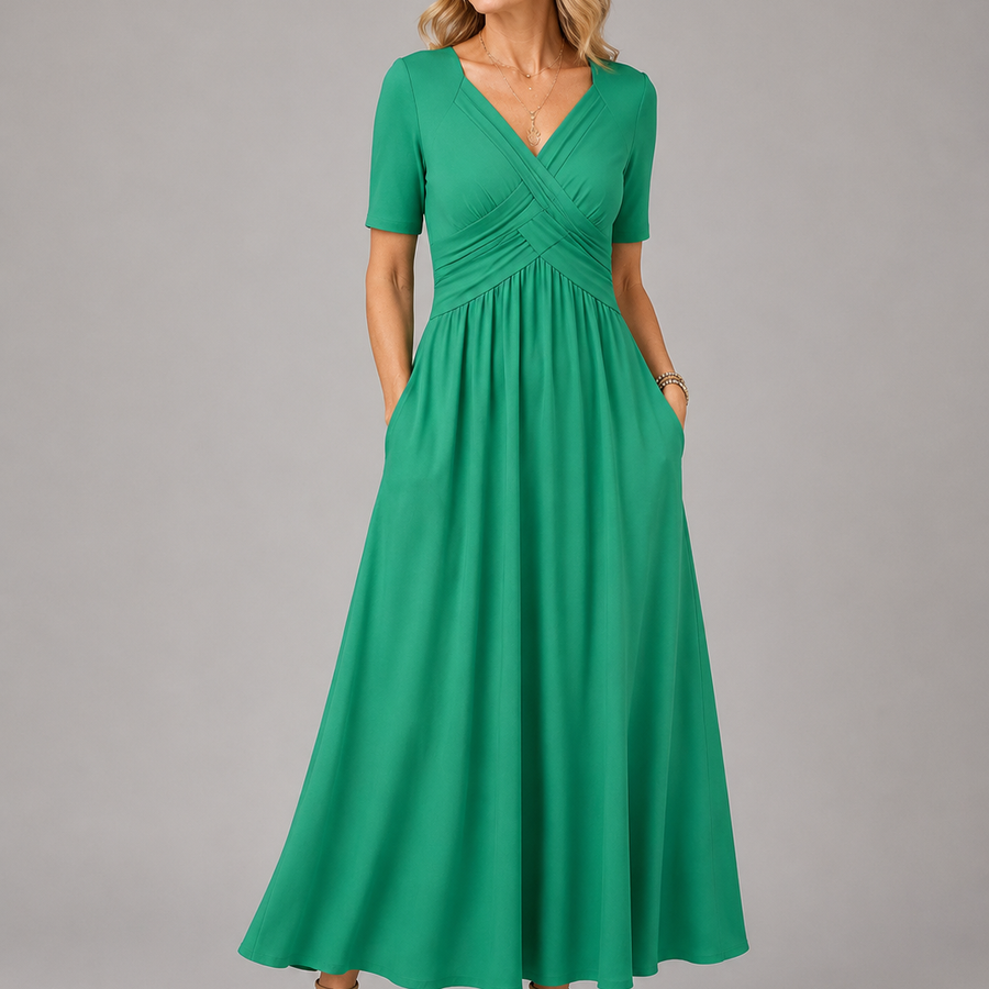 Angeli™ |  Elegant Midi Dress
