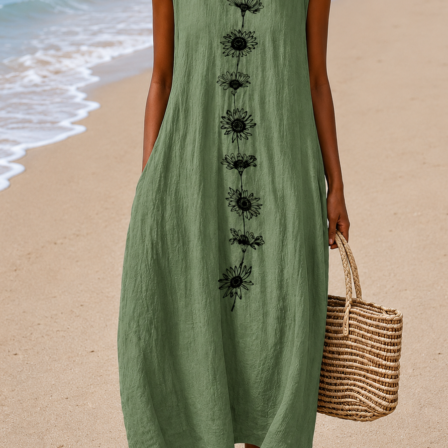 Cheryl - Women’s Casual Sleeveless Dress