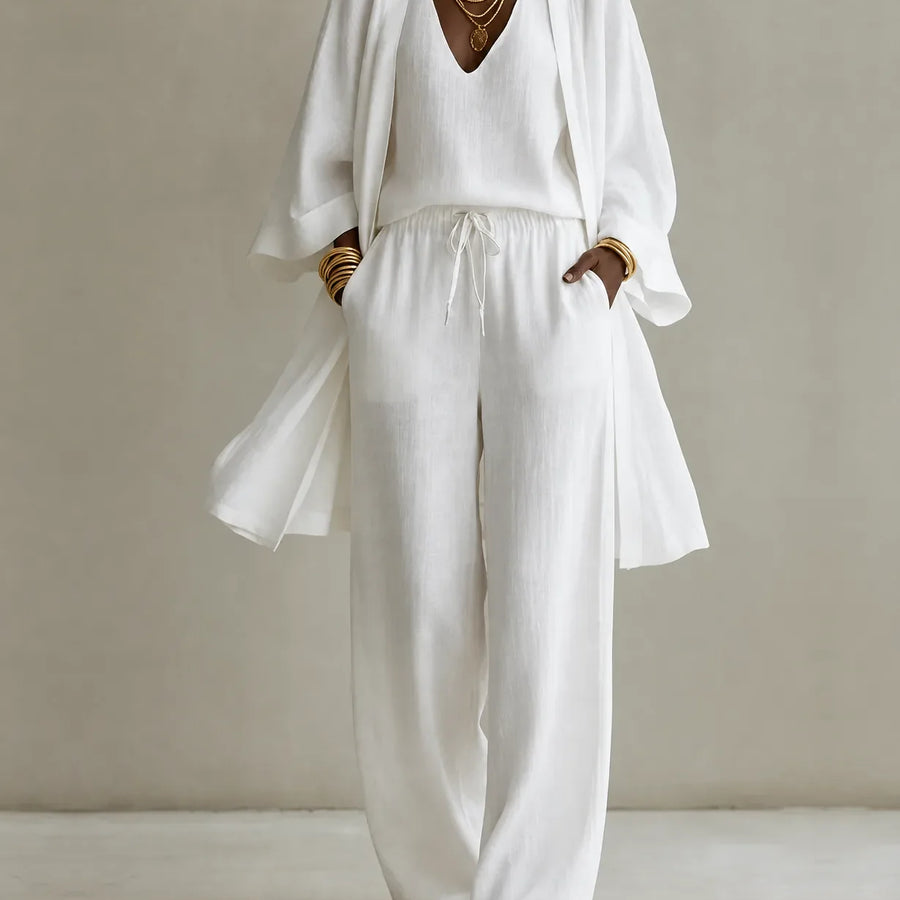 Tanisha | 3-piece Linen Look Set